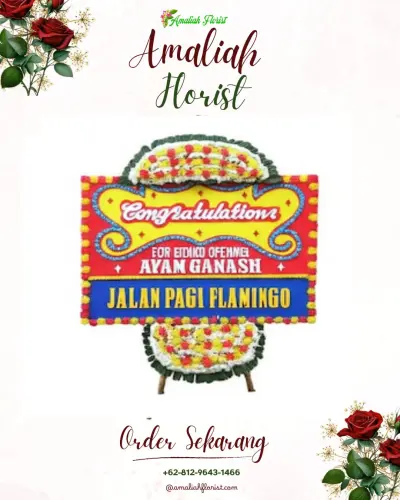Bunga Papan Congratulation di Parang Tambung